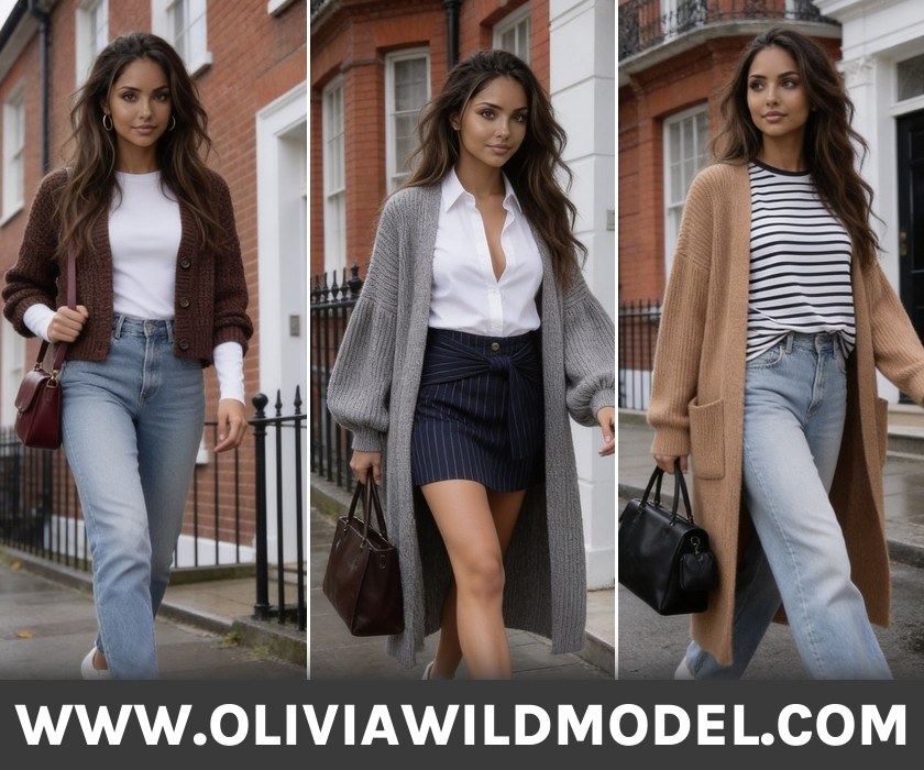 Herbst-Outfit: 10 SHEIN Cardigan-Outfits für den Herbst