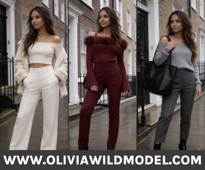 Herbst-Outfit: 10 SHEIN Off-Shoulder-Pullover-Outfits