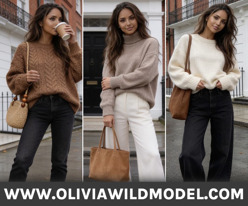 Herbst-Outfit: 10 SHEIN Oversize-Pullover-Outfits